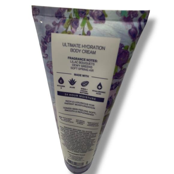 Bath & Body Works Fresh Cut Lilacs Ultra Hydration Body Cream Lotion 24 HR 8 oz - Picture 8 of 11